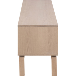 Florence Linley 2 Door 6 Shelf White Oak TV Unit - Furniture To Go - Wilko - thumbnail 5