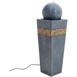 Living and Home Trapezoidal Water Polo Feature with Warm Light - Grey - Wilko - thumbnail 7