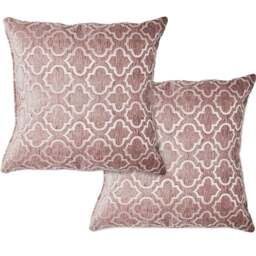 Serene Marrakesh Dusky Pink Cushion Cover 43 x 43cm - Wilko