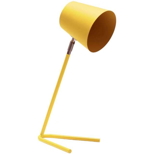 ValueLights Lark Mustard Yellow Metal Reading LED Table Lamp - Wilko - image 1