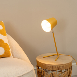 ValueLights Lark Mustard Yellow Metal Reading LED Table Lamp - Wilko - thumbnail 3
