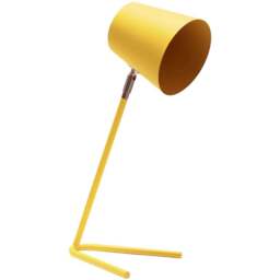 ValueLights Lark Mustard Yellow Metal Reading LED Table Lamp - Wilko