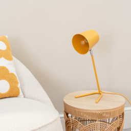 ValueLights Lark Mustard Yellow Metal Reading LED Table Lamp - Wilko - thumbnail 4
