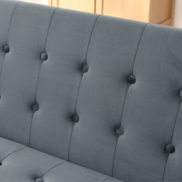Indoor Living Olivia 3 Seater Slate Grey Sofa Bed - Green - Wilko - thumbnail 5
