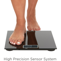 BLACK+DECKER Black Bathroom Scale - Size: 30 x 30cm - Black + Decker - Wilko - thumbnail 7