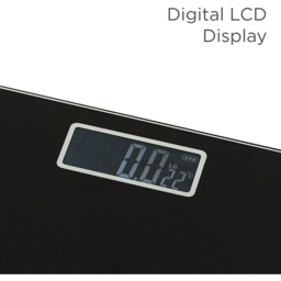 BLACK+DECKER Black Bathroom Scale - Size: 30 x 30cm - Black + Decker - Wilko - thumbnail 5