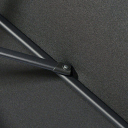 Outsunny Black Crank and Tilt Cantilever Parasol 2.7m - Size: 3m - Wilko - thumbnail 4