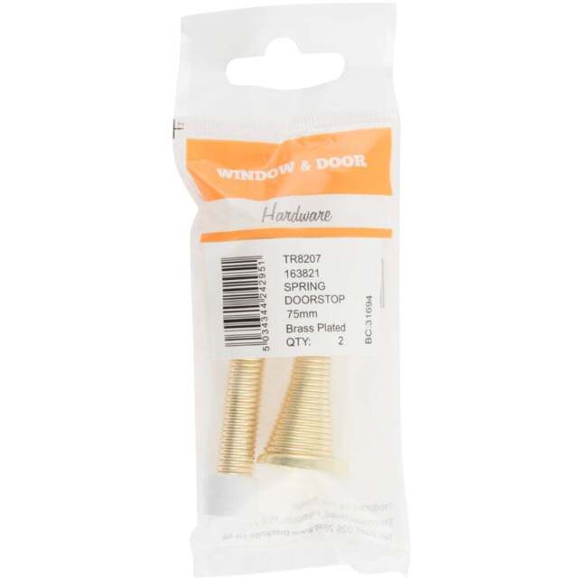 Hiatt Spring Doorstops - Brass - Hiatt Hardware - Wilko - image 1
