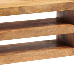 Brooklyn Napoli Toko 2 Shelf Light Mango Open Media Unit - Brown - Wilko - thumbnail 4