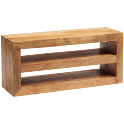 Brooklyn Napoli Toko 2 Shelf Light Mango Open Media Unit - Brown - Wilko - thumbnail 3