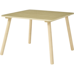 Liberty House Toys Kids 2 Seater Table Natural Wood - Size: 44 x 60 x 60cm - Brown - Wilko - thumbnail 5