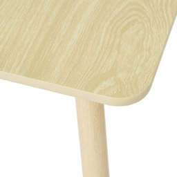 Liberty House Toys Kids 2 Seater Table Natural Wood - Size: 44 x 60 x 60cm - Brown - Wilko - thumbnail 6