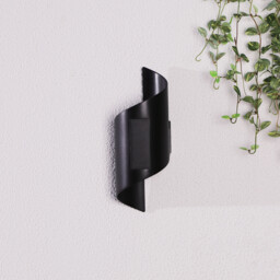 Solar Astley Wall Light Black - Wilko - thumbnail 3