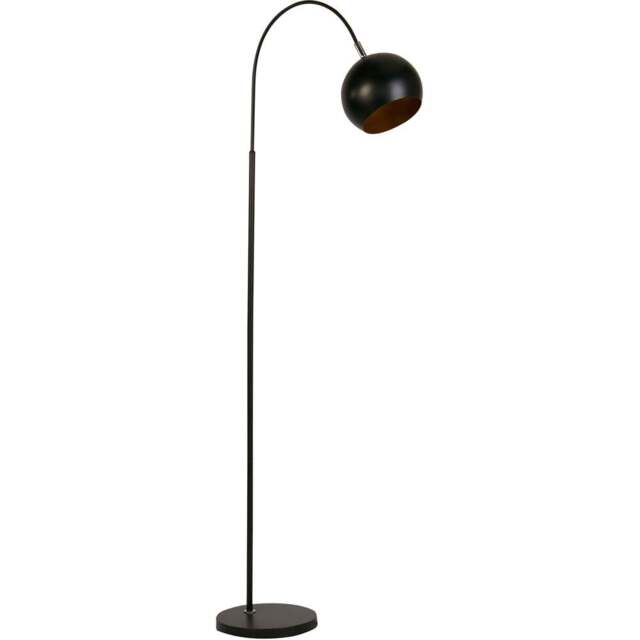 Lighting Collection Arlo Matt Black Ball Shade Floor Lamp - Size: 140 x 24.5 x 24.5cm - Wilko - image 1