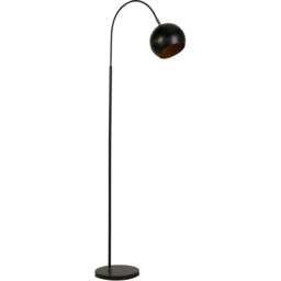 Lighting Collection Arlo Matt Black Ball Shade Floor Lamp - Size: 140 x 24.5 x 24.5cm - Wilko