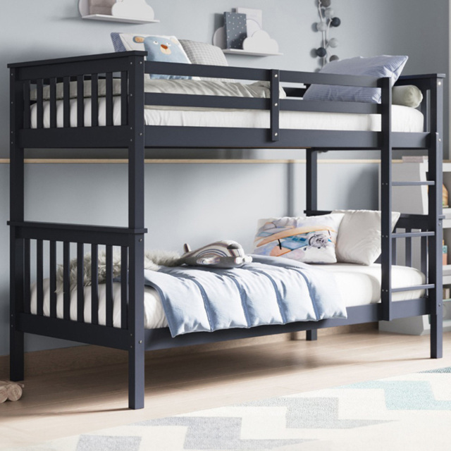 Flair Wooden Grey Zoom Bunk Bed - Size: Single - Wilko - image 1
