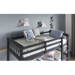 Flair Wooden Grey Zoom Bunk Bed - Size: Single - Wilko - thumbnail 3