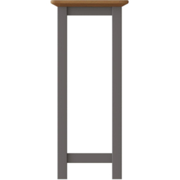 FWStyle Taberno Single Shelf Dove Grey and Oak Side Table - Size: 55 x 27 x 24cm - Wilko - thumbnail 4