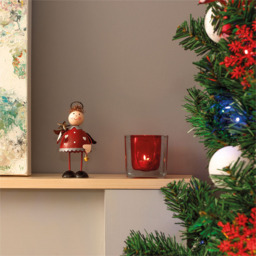 St Helens Red Metal Angel Ornament 14.5cm - Size: 10 x 10 x 15cm - Wilko - thumbnail 5