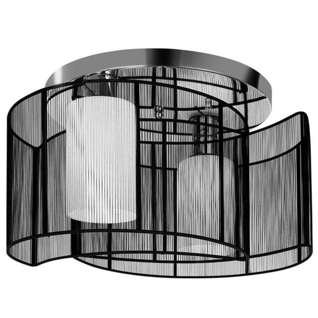 Portland Metal Ceiling Light Chandelier - Size: 40 x 40 x 25cm - White - Wilko - image 1