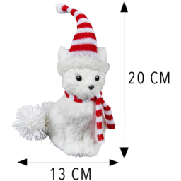 Shatchi Arctic Fox Decorative Figurine - Size: 20 x 90 x 20cm - White - Wilko - thumbnail 5