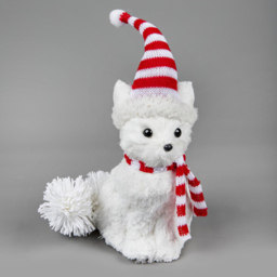 Shatchi Arctic Fox Decorative Figurine - Size: 20 x 90 x 20cm - White - Wilko - thumbnail 3