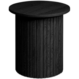 Birlea Axel Fluted Black Side Table - Size: 48 x 45 x 45cm - SleepSoul - Wilko - thumbnail 3