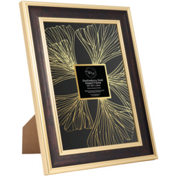 Shaftesbury Gold Edged Frame Black A4 - The Port. Co Gallery - Wilko - thumbnail 1