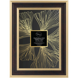 Shaftesbury Gold Edged Frame Black A4 - The Port. Co Gallery - Wilko - thumbnail 3