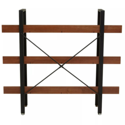 Premier Housewares Laxton 3 Shelf Red Pomelo Bookshelf - Multi - Interiors by Premier - Wilko - thumbnail 6