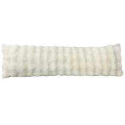 Sweet Dreams Alpine Cream Faux Fur Bolster Pillow 137 x 40cm - Size: 137 x 40 x 1cm - Wilko - thumbnail 1