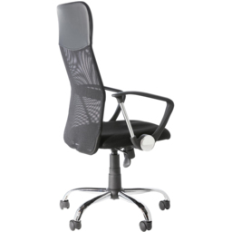 Alphason Orlando Black Mesh and Faux Leather Office Chair - Size: 120 x 60 x 52cm - Wilko - thumbnail 5