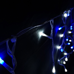 Premier IcicleBrights 640 Blue and White LED Multi-Function White Cable Icicle Light 16m - Size: 50 x 1600 x 20cm - Multi Coloured - Wilko - thumbnail 6