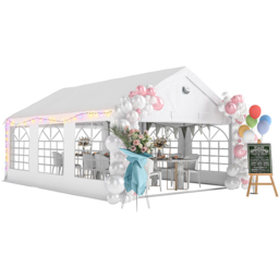 Outsunny 6 x 4m White Heavy Duty Garden Gazebo - Size: 4 x 6m - Wilko - thumbnail 3