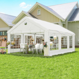Outsunny 6 x 4m White Heavy Duty Garden Gazebo - Size: 4 x 6m - Wilko