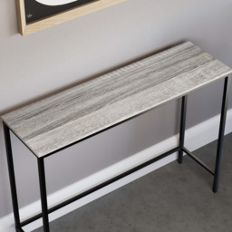 Vida Designs Brooklyn Grey Industrial Console Table - Size: 30 x 100 x 74cm - Wilko - thumbnail 6