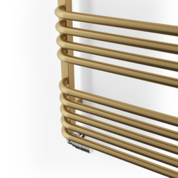 Terma Alex Brass Heated Towel Rail 1580 x 500mm - Size: 158 x 50 x 12cm - Gold - Wilko - thumbnail 4