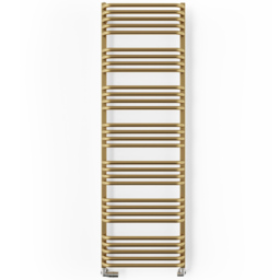 Terma Alex Brass Heated Towel Rail 1580 x 500mm - Size: 158 x 50 x 12cm - Gold - Wilko - thumbnail 5