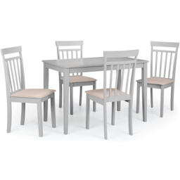 Julian Bowen Taku Coast 4 Seater Dining Set Grey - Wilko - thumbnail 3