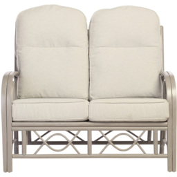 Desser Furniture Bali 2 Seater Grey Natural Rattan Alba Dusk Sofa - Wilko - thumbnail 4