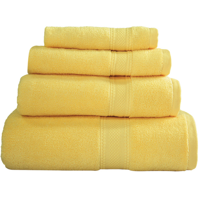 Divante Deluxe Cotton Ochre Bath Sheet - Wilko - image 1
