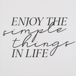 Single Neutral Simple Affirmation Canvas 50 x 40cm in Assorted styles - Size: 40 x 50 x 2.5 g - Wilko - thumbnail 5