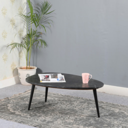 Brooklyn Opal Black Marble Top Coffee Table - Brown - Wilko - thumbnail 7