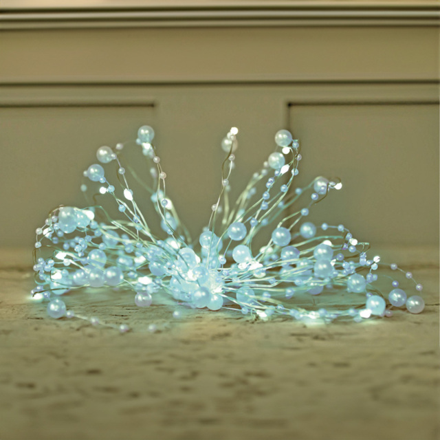 Luxform Blue Garden Solar Micro 50 LED String Light - Size: 7.5 x 12 x 0.56cm - Wilko - image 1