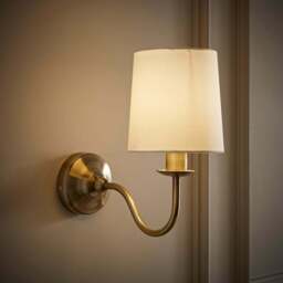 ValueLights Memphis Antique Brass LED Wall Light - Size: 26 x 14 x 29cm - Gold - Wilko - thumbnail 7