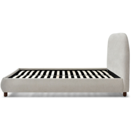 Nova Double Natural Boucle Upholstered Bed Frame with Headboard - Kyoto Futons - Wilko - thumbnail 5