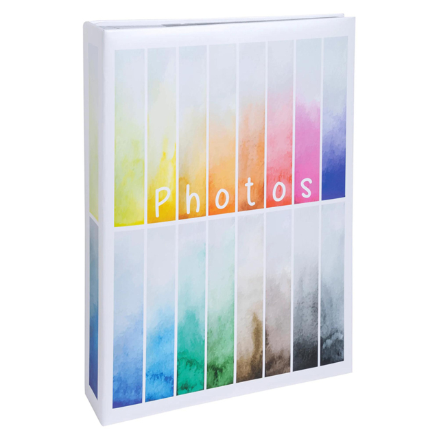 Exacompta Rainbow White Photo Album 300 Photos 6 Pack - Size: 5.3 x 33 x 22.5cm - Wilko - image 1