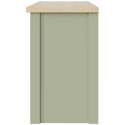GFW Lancaster 2 Door Sage Green Shoe Cabinet - Wilko - thumbnail 5