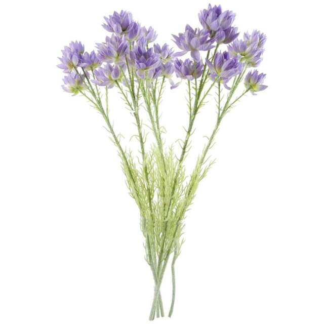 Leaf 30 Purple Starflower Artificial Stem Flowers 60cm 6 Pack - Size: 60 x 8 x 8cm - Wilko - image 1
