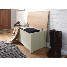 GFW Lancaster Cream Ottoman Storage Bench - Size: 45 x 89 x 40cm - Wilko - thumbnail 5